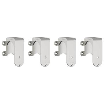 183 cm Sliding Door Hardware Kit - Stainless Steel Silver