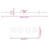 Sliding Door Hardware Kit 200 cm - Steel Black | HipoMarket