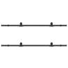 Sliding Door Hardware Kit 200 cm Steel Black | HipoMarket