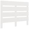 Stylish White Headboard 90x3x80 cm in Solid Pine Wood