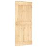 Solid Wood Pine Sliding Door Set - 90x210 cm | HipoMarket