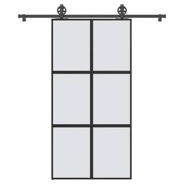 Modern Sliding Door with Hardware Set - 102.5x205 cm