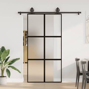 Modern Sliding Door with Hardware Set - 102.5x205 cm