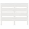 Stylish White Headboard 90x3x80 cm in Solid Pine Wood