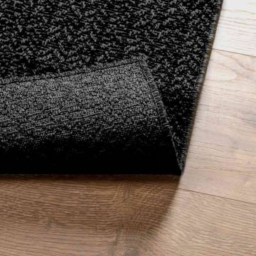 Rug ZIZUR Anthracite 100x200 cm | Jute Look Indoor & Outdoor