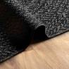 Rug ZIZUR Anthracite 100x200 cm - Jute Look for Indoor & Outdoor