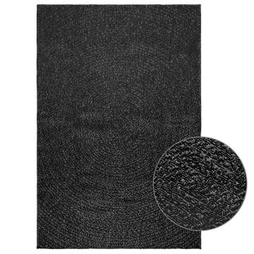 ZIZUR Anthracite Rug 120x170 cm - Jute Look Indoor & Outdoor