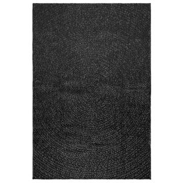 ZIZUR Anthracite Rug 120x170 cm - Jute Look Indoor & Outdoor