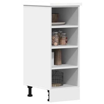 Bottom Cabinet White 30x44.5 cm - Engineered Wood Storage