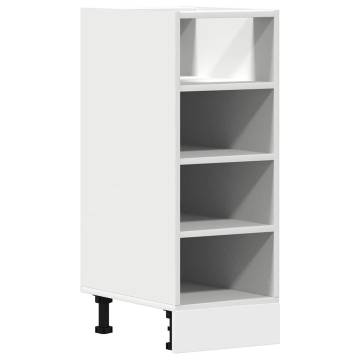 Bottom Cabinet White 30x44.5 cm - Engineered Wood Storage