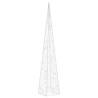 Acrylic Decorative LED Light Cone - Warm White 60 cm