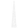 Acrylic Decorative LED Light Cone - Warm White 60 cm