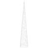 Acrylic Decorative LED Light Cone - Warm White 60 cm