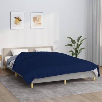 Weighted Blanket Blue 200x200 cm - Sleep Better Tonight