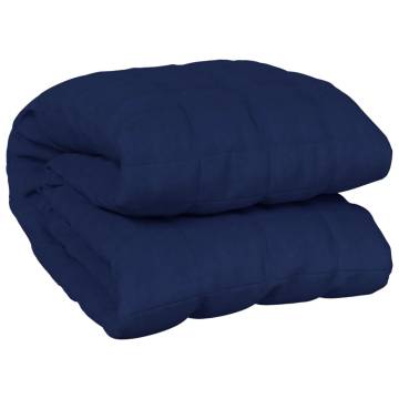 Weighted Blanket Blue 200x200 cm - Sleep Better Tonight