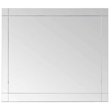 Stylish Wall Mirror 100x60 cm Glass - Modern Home Decor