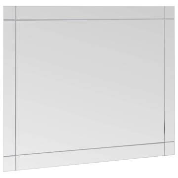 Stylish Wall Mirror 100x60 cm Glass - Modern Home Decor