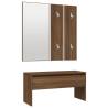 Hallway Furniture Set - Brown Oak Engineered Wood | HiPoMarket