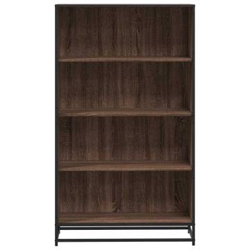 Bookcase Brown Oak 80.5x35x139 cm - Modern & Durable Design