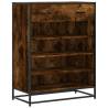 Shoe Cabinet Smoked Oak - Stylish Storage Solution | Hipo Market