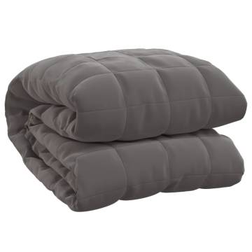 Weighted Blanket Grey 220x235 cm King 15 kg | Hipo Market