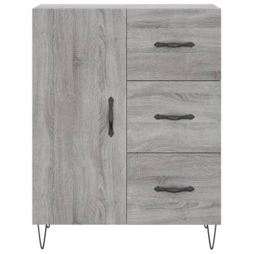 Highboard Grey Sonoma - Stylish Storage Solution | HipoMarket