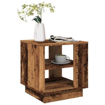 Coffee Table Old Wood 40x40 cm | Stylish & Durable Design