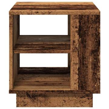 Coffee Table Old Wood 40x40 cm | Stylish & Durable Design