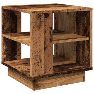 Coffee Table Old Wood 40x40 cm | Stylish & Durable Design