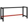  Work Bench Frame Metal 175x57x79 cm Black and Red Size 175 x 57 x 79 cm Quantity in Package 1 Model with 1 bar Number of 