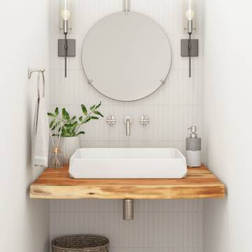 Solid Wood Acacia Bathroom Countertop 70x60 cm - HipoMarket