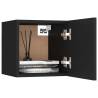 8 Piece TV Cabinet Set - Black Engineered Wood | Hipo Market