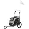 TRIXIE Dog Bicycle Trailer M Grey Size 63 x 95 x 132 cm 