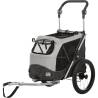 TRIXIE Dog Bicycle Trailer M Grey | Enjoy Cycling with Your Pet