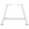 A-Shaped Coffee Table Legs - 2 pcs White 40x(30-31) cm Steel