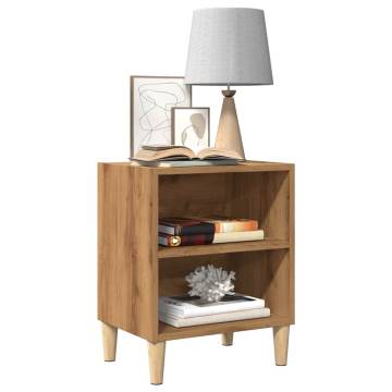 Stylish Artisan Oak Bedside Cabinets - 2 pcs | HipoMarket