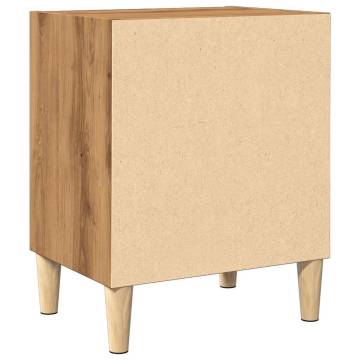 Stylish Artisan Oak Bedside Cabinets - 2 pcs | HipoMarket