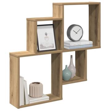 Wall Shelf Artisan Oak 80x15x78.5 cm | Durable & Stylish Storage