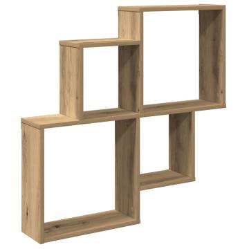 Wall Shelf Artisan Oak 80x15x78.5 cm | Durable & Stylish Storage