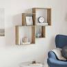 Wall Shelf Artisan Oak 80x15x78.5 cm | Durable & Stylish Storage