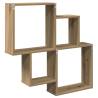 Wall Shelf Artisan Oak 80x15x78.5 cm | Durable & Stylish Storage