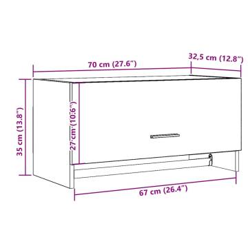 Durable Old Wood Wardrobe - 70x32.5x35 cm | HipoMarket