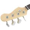 Electric Bass Guitar for Beginners - Brown & White 4/4 46"