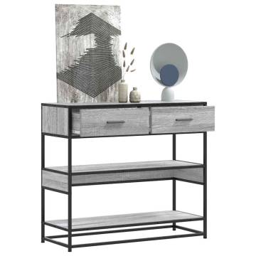 Grey Sonoma Console Table - Stylish & Durable Storage Solution