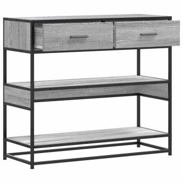 Grey Sonoma Console Table - Stylish & Durable Storage Solution