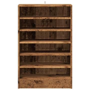 Shoe Cabinet Old Wood 60x35 cm | Durable & Stylish Storage