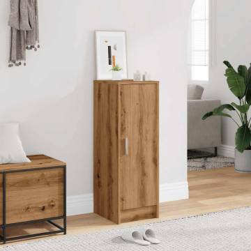 Shoe Cabinet Artisan Oak - Stylish & Functional Storage Solution