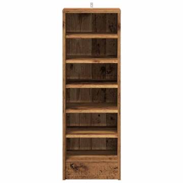 Shoe Cabinet Old Wood 32x35x92 cm - Stylish Storage Solution