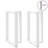  Bar Table Legs T-Shaped 2 pcs White 60x35x(91-92) cm Steel Colour white Size 60 x 35 x (90-91) cm Quantity in Package 1 Number of 