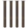 Coffee Table Legs 4 pcs Natural Steel - Customizable & Modern